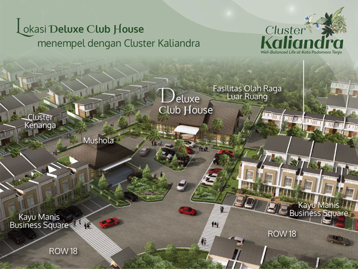 cluster kaliandra kota podomoro tenjo
