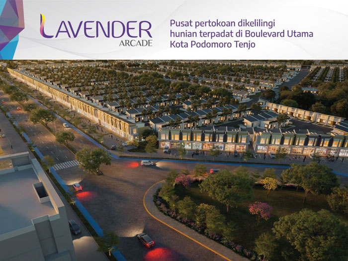 ruko lavender kota podomoro tenjo