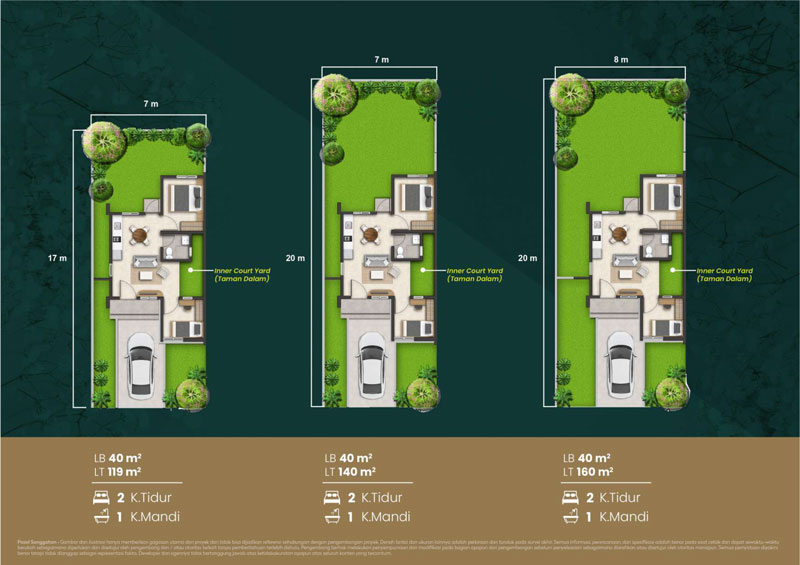 denah tipe 40 cluster edelweiss kota podomoro tenjo