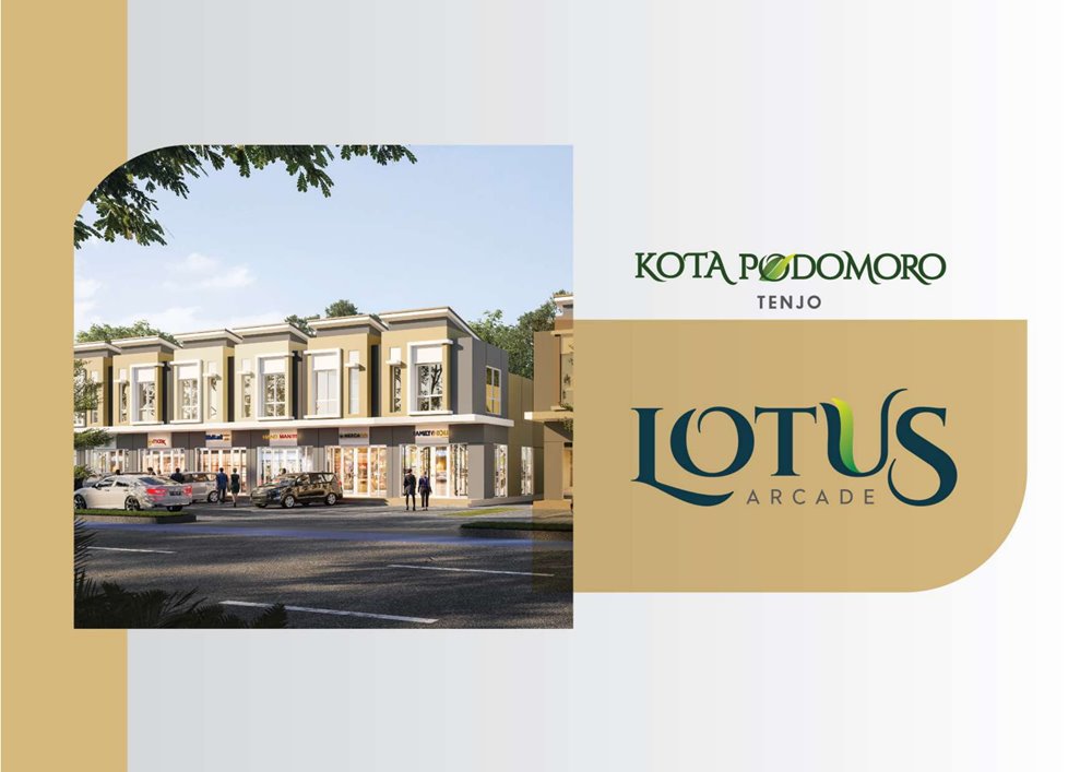 ruko lotus kota podomoro tenjo