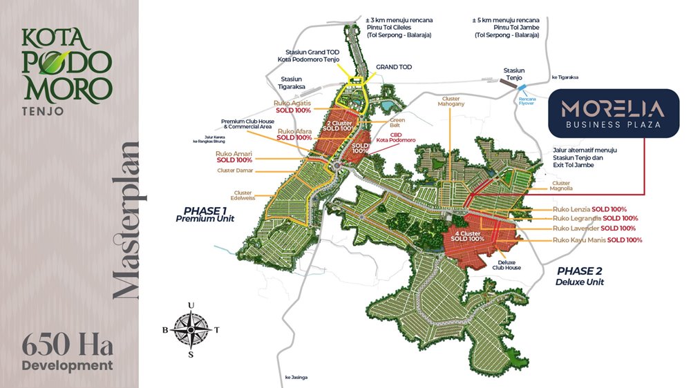 ruko morelia masterplan