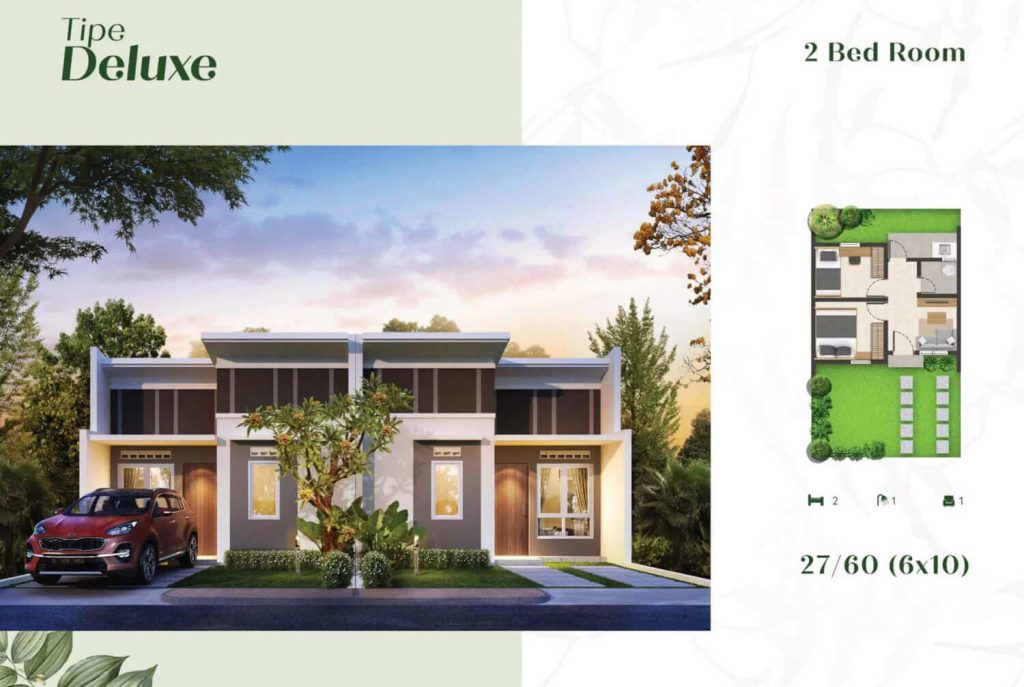 Rumah deluxe dan spesifikasinya di Kota Podomoro Tenjo