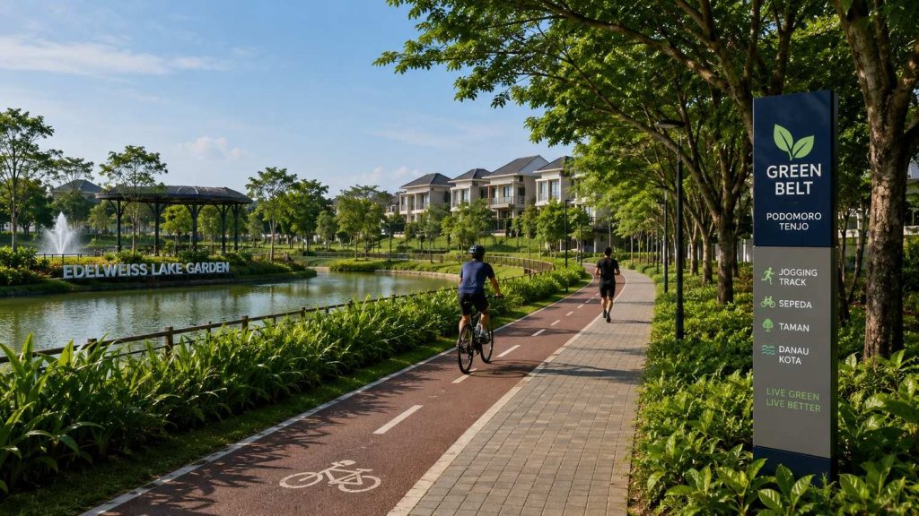 Mengenal Konsep Green Belt Pertama di Indonesia di Kota Podomoro Tenjo