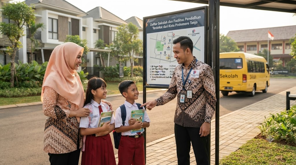 Daftar Sekolah dan Fasilitas Pendidikan Terdekat dari Kota Podomoro Tenjo