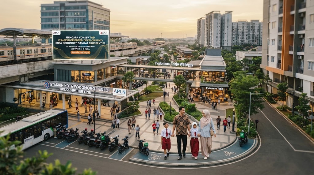 Mengapa Konsep TOD (Transit-Oriented Development) Kota Podomoro Sangat Prospektif?